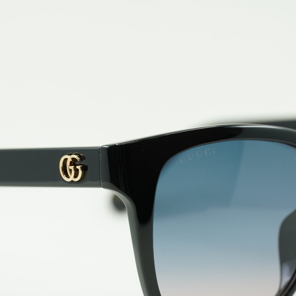 💯 NEW GUCCI GG0715SA 002 BLACK SUNGLASSES - Picture 4 of 8